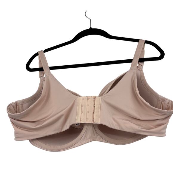Torrid Curve Bra Size 46DD Beige Nude Lightly Lined Balconette Underwire - Picture 4 of 6